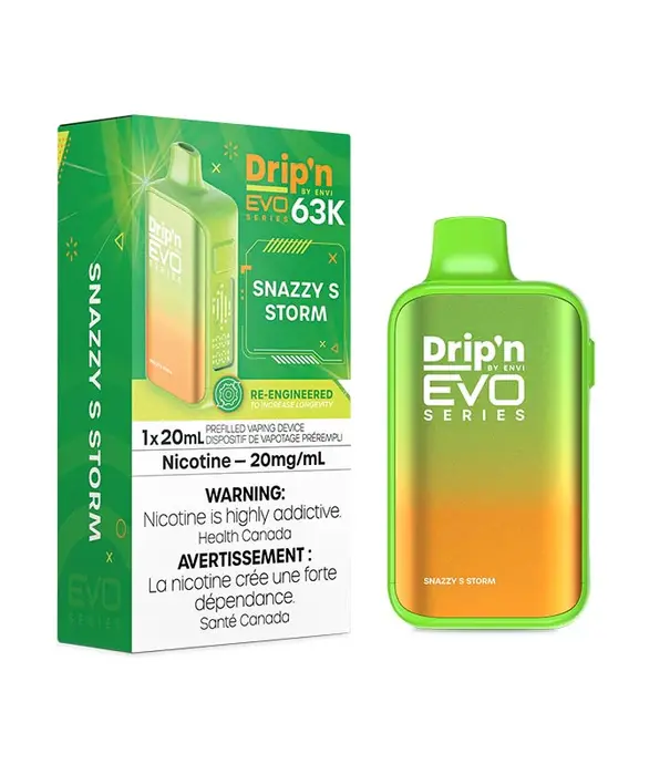 Envi Drip'n Snazzy S Storm Drip’N EVO by Envi 63k Rechargeable Disposable