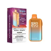 Peach Blue Razz Ice Drip’N EVO by Envi 63k Rechargeable Disposable