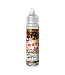 Paradise 3mg Twelve Monkeys 60ml Freebase E-liquid