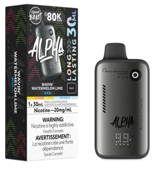 Wavin Watermelon Lime Ice Flavour Beast Alpha 80k Rechargeable Disposable