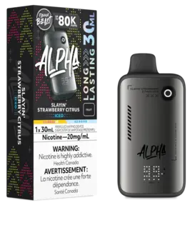 Slayin Strawberry Citrus Ice Flavour Beast Alpha 80k Rechargeable Disposable