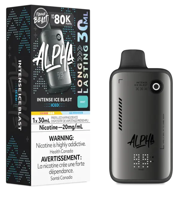 Flavour Beast Intense Ice Blast Ice Flavour Beast Alpha 80k Rechargeable Disposable