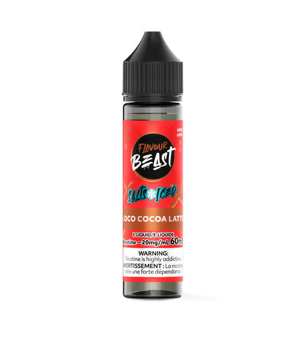 Flavour Beast Loco Cocoa Latte Ice 20mg Flavour Beast Nic Salt 60ml E-liquid