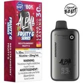 Red Strawberry Fruity G Flavour Beast Alpha 80k Rechargeable Disposable