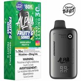 Green Apple Fruity G Flavour Beast Alpha 80k Rechargeable Disposable