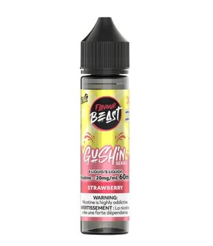 Strawberry 20mg Flavour Beast Gushin 60ml Nic Salt E-liquid