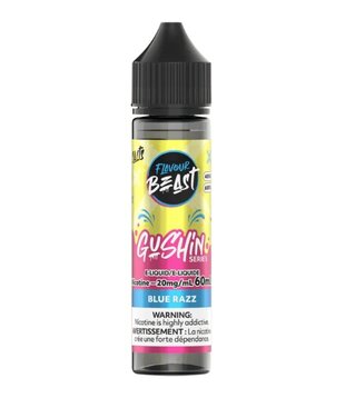 Blue Razz 20mg Flavour Beast Gushin 60ml Nic Salt E-liquid