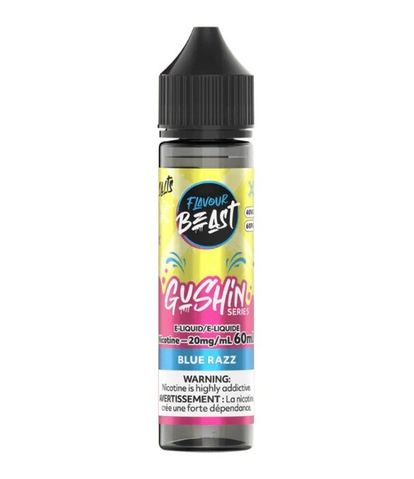 Flavour Beast Blue Razz 20mg Flavour Beast Gushin 60ml Nic Salt E-liquid