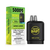 Super Sour Lemon Ice Flavour Beast Level X G2 Ultra 50k Disposable Vape Pod