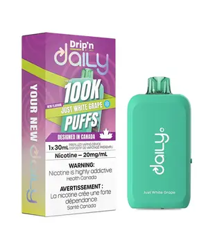 White Grape Drip’N by Envi Daily 100k Rechargeable Disposable