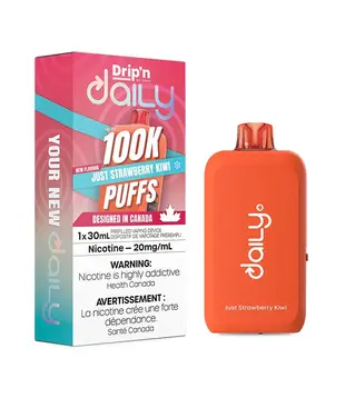 Strawberry Kiwi Drip’N by Envi Daily 100k Rechargeable Disposable