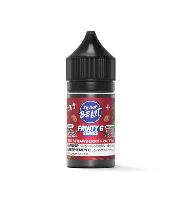 Flavour Beast Red Strawberry Fruity G 20mg Flavour Beast Nic Salt 30ml E-liquid