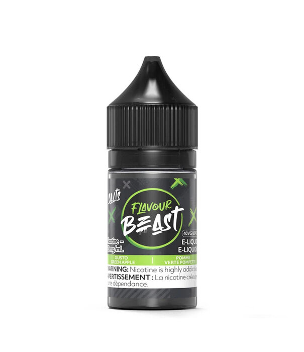 Flavour Beast Green Apple Fruity G 20mg Flavour Beast Nic Salt 30ml E-liquid