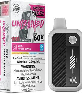 Epic Fruit Bomb Ice Flavour Beast Unleashed Beast Mode Max 3 60k Rechargeable Disposable