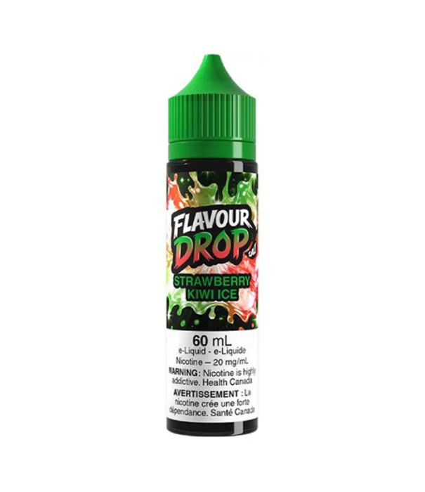 Flavour Drop Strawberry Kiwi Ice 20mg Flavour Drop Nic Salt 60ml E-liquid
