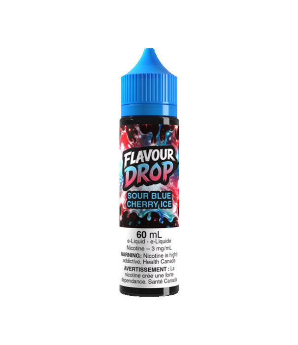 Flavour Drop Sour Blue Cherry Ice 20mg  Flavour Dro Nic Salt 60ml E-liquid