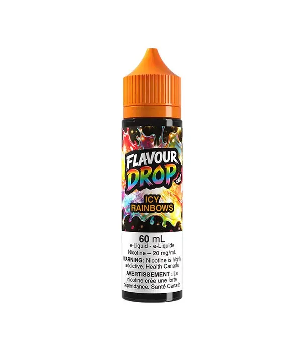 Flavour Drop Icy Rainbows 20mg Flavour Drop Nic Salt 60ml E-liquid