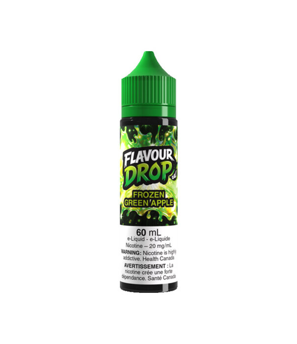 Flavour Drop Frozen Green Apple 20mg Flavour Drop Nic Salt 60ml E-liquid