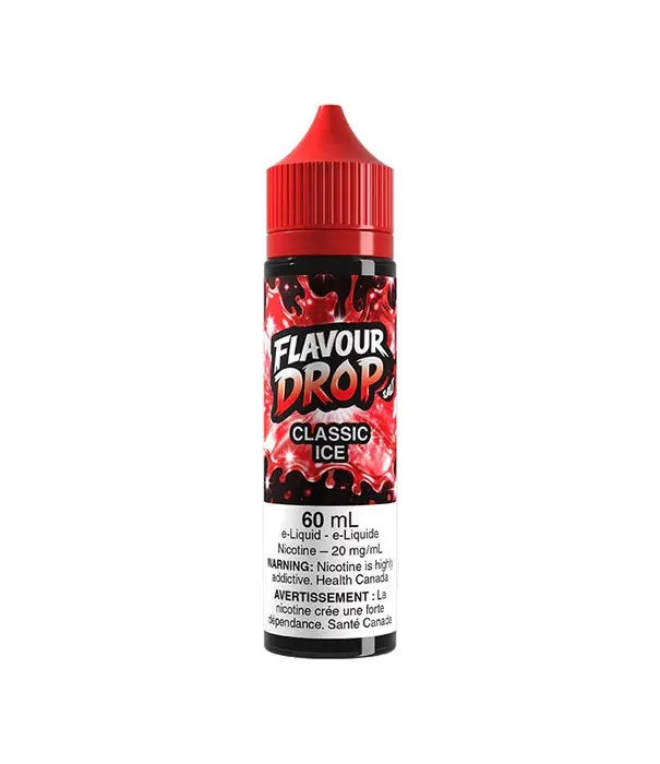 Flavour Drop Classic Ice 20mg Flavour Drop Nic Salt 60ml E-liquid
