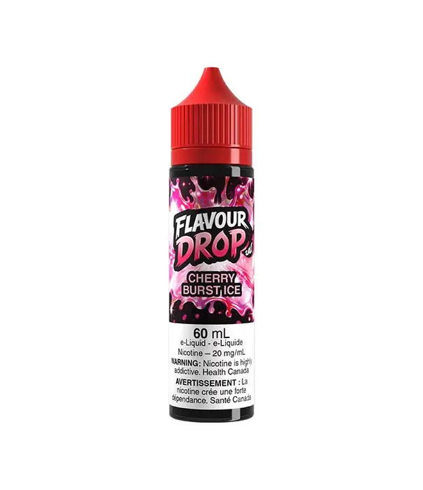 Flavour Drop Cherry Burst Ice 20mg Flavour Drop Nic Salt 60ml E-liquid