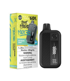 Extreme Mint Ice Flavour Beast Beast Mode Max 3 60k Rechargeable Disposable