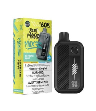 Extreme Mint Ice Flavour Beast Beast Mode Max 3 60k Rechargeable Disposable