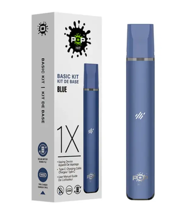 Pop Vapor Blue Pop Hit Device