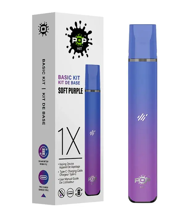 Pop Vapor Soft Purple Pop Hit Device
