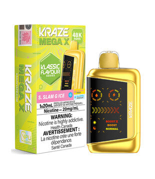 S Slam G Ice Kraze Mega X 48k Rechargeable Disposable