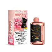 Peach Watermelon Ice Kraze Mega X 48k Rechargeable Disposable