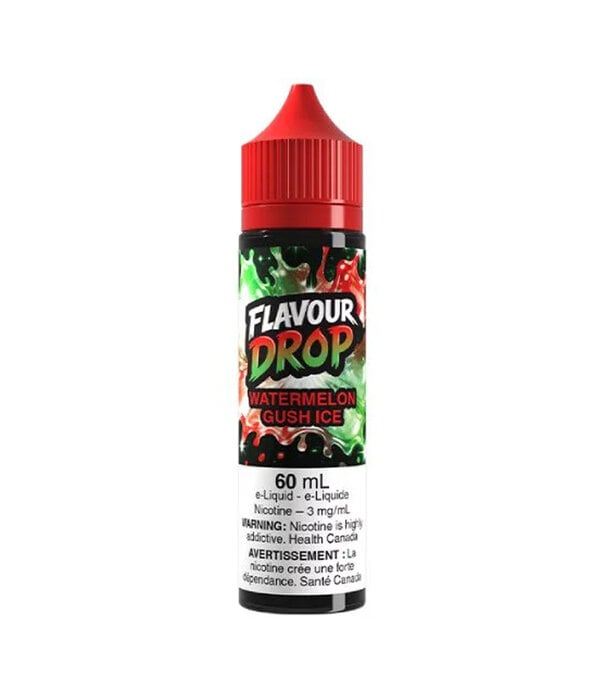 Flavour Drop Watermelon Gush Ice 3mg Flavour Drop 60ml Freebase E-liquid