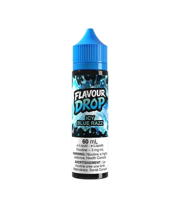 Flavour Drop Icy Blue Razz 3mg Flavour Drop 60ml Freebase E-liquid