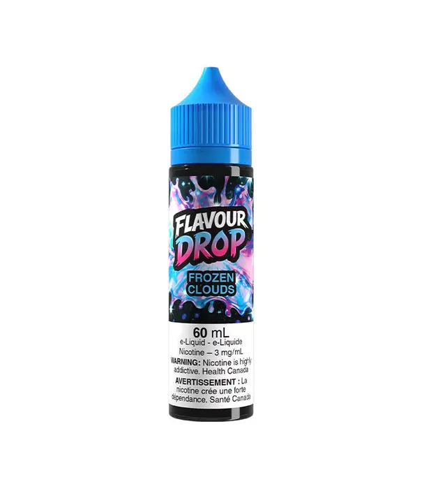 Flavour Drop Frozen Clouds 6mg Flavour Drop 60ml Freebase E-liquid