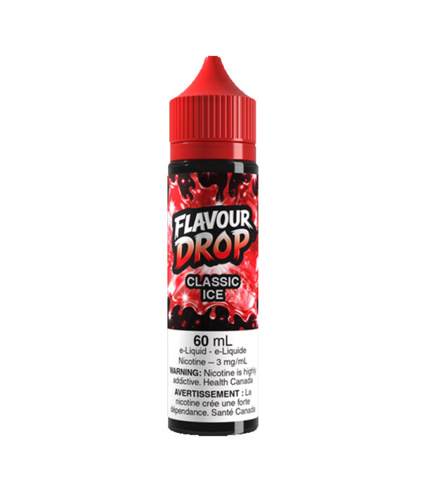 Flavour Drop Classic Ice 6mg Flavour Drop 60ml Freebase E-liquid