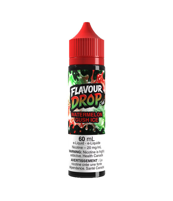 Flavour Drop Watermelon Gush Ice 20mg Flavour Drop Nic Salt 60ml E-liquid