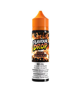 Sour Peach Ice 6mg Flavour Drop 60ml Freebase E-liquid