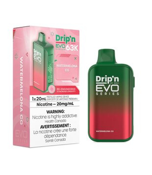 Watermelona CG Drip’N EVO by Envi 63k Rechargeable Disposable