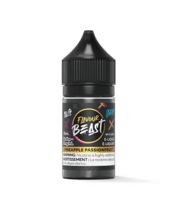 Flavour Beast Pineapple Passionfruit Ice 20mg Flavour Beast Nic Salt 30ml E-liquid