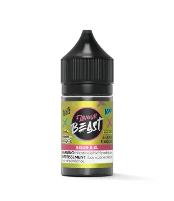 Flavour Beast Sour BG Ice 20mg Flavour Beast Nic Salt 30ml E-liquid