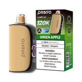 Green Apple Orbito Lumo AI 120k Rechargeable Disposable