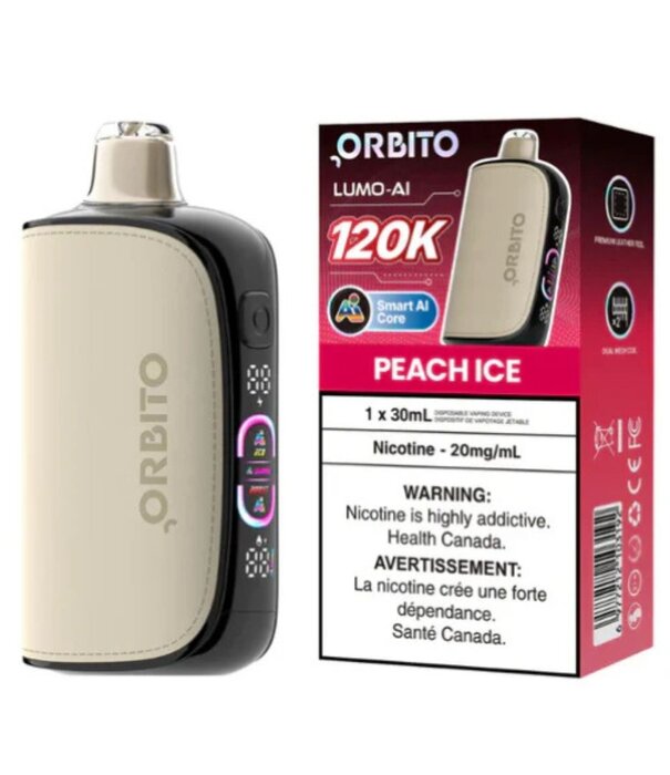Orbito Peach Ice Orbito Lumo AI 120k Rechargeable Disposable