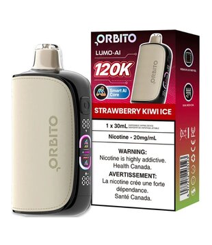 Strawberry Kiwi Ice Orbito Lumo AI 120k Rechargeable Disposable
