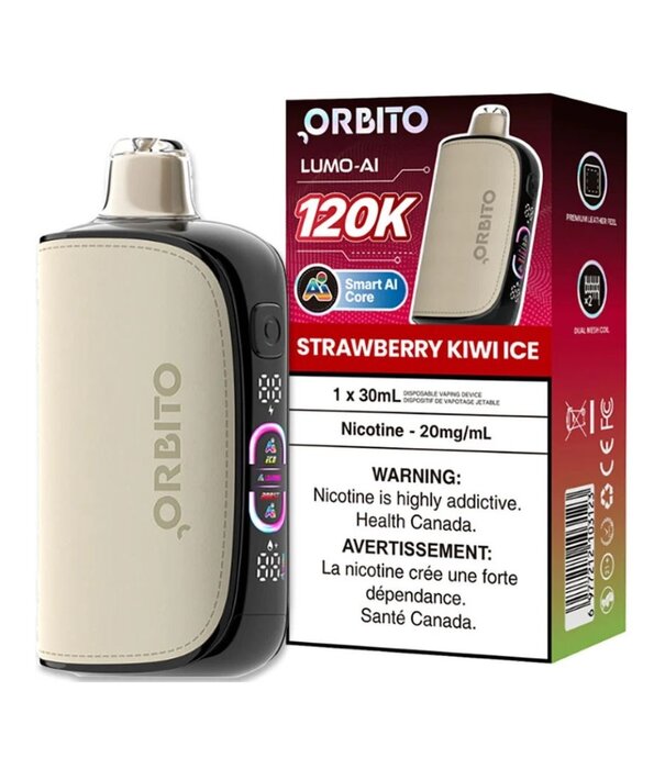 Orbito Strawberry Kiwi Ice Orbito Lumo AI 120k Rechargeable Disposable