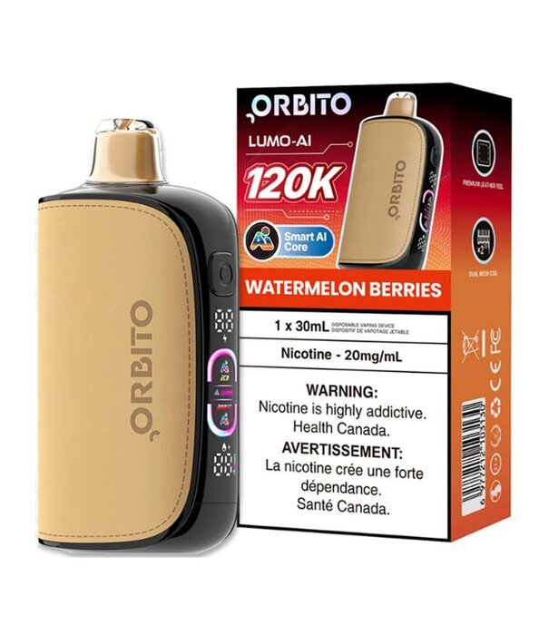 Orbito Watermelon Berries Orbito Luma AI 120k Rechargeable Disposable