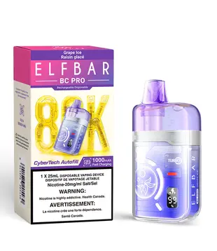 Grape Ice Elfbar BC Pro 80k Rechargeable Disposable