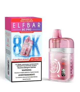 Watermelon Ice Elfbar BC Pro 80k Rechargeable Disposable