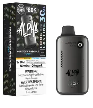 Honeydew Pineapple Ice Flavour Beast Alpha 80k Rechargeable Disposable