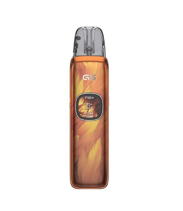 Orange Feathers Uwell Caliburn G5 35w Open Pod Device (CRC)