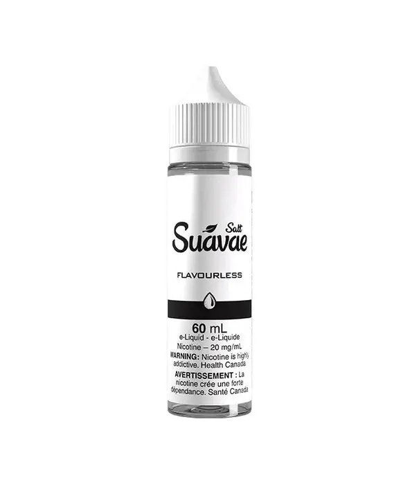 Flavourless 12mg Suavae Nic Salt 60ml E-liquid