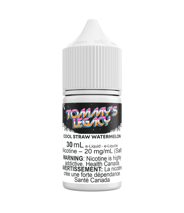 Tommy's Cool Straw Watermelon 10mg Tommy’s Legacy Nic Salt 30ml E-liquid